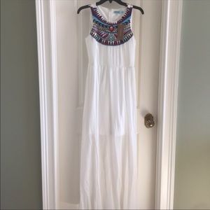 Francesca’s maxi dress